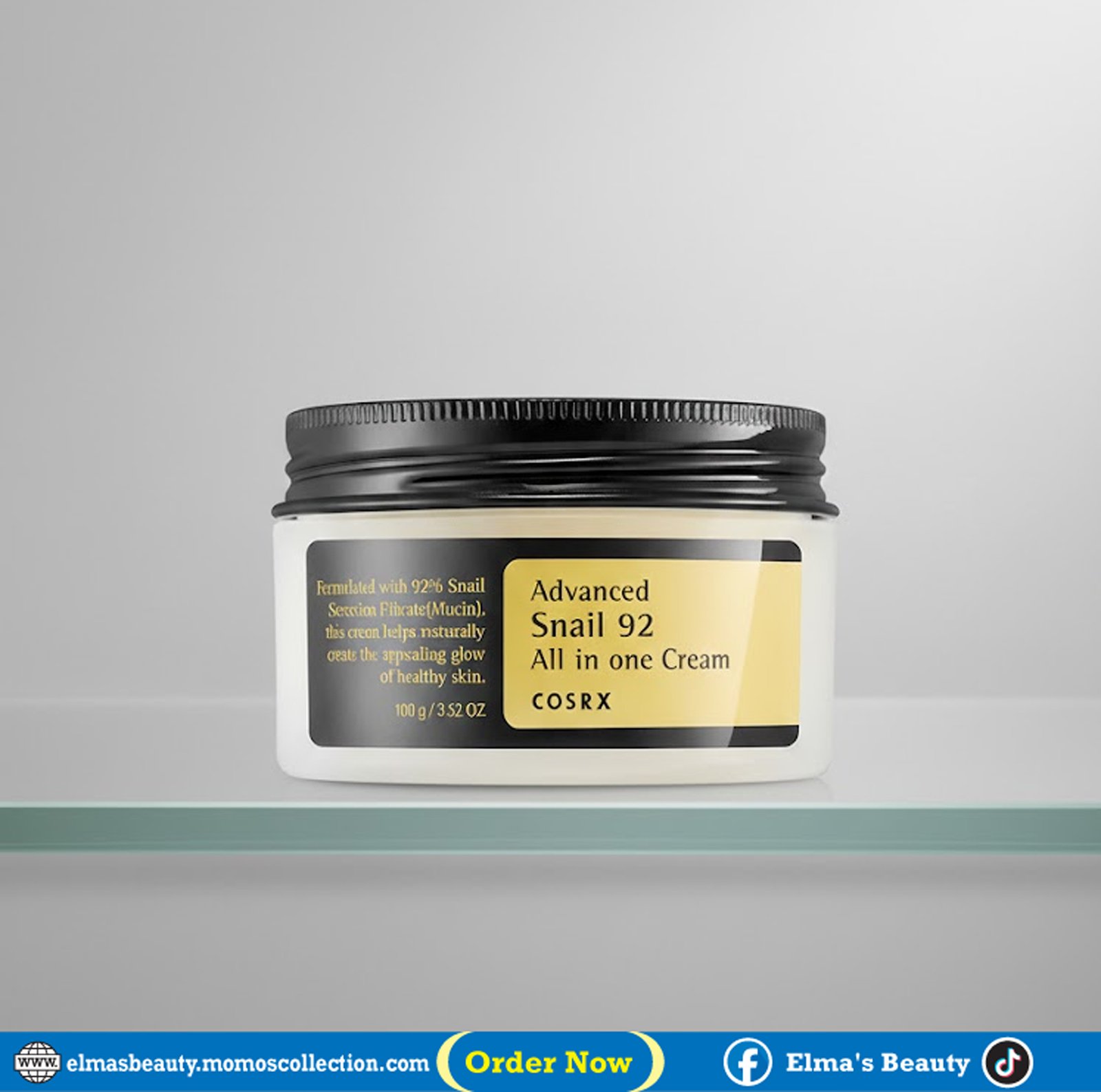 Advanced Snail 92 All in One Cream 100g