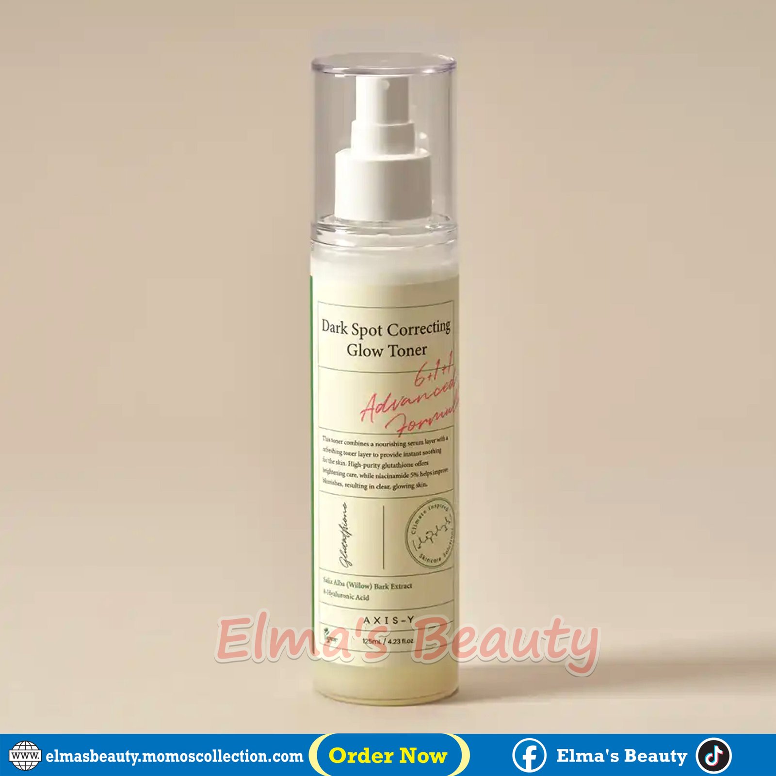 Axis-y Dark Spot Correcting Glow Toner 125ml