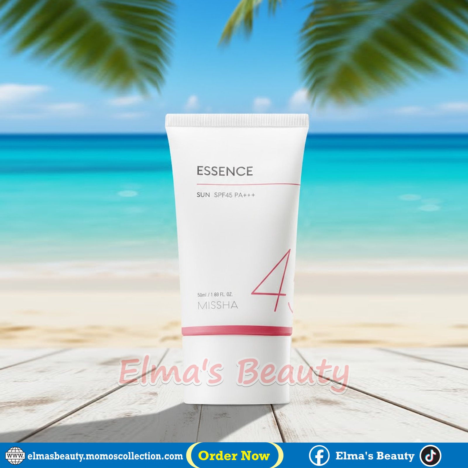 MISSHA All Around Safe Block Essence Sun SPF45 PA+++ – 50ml