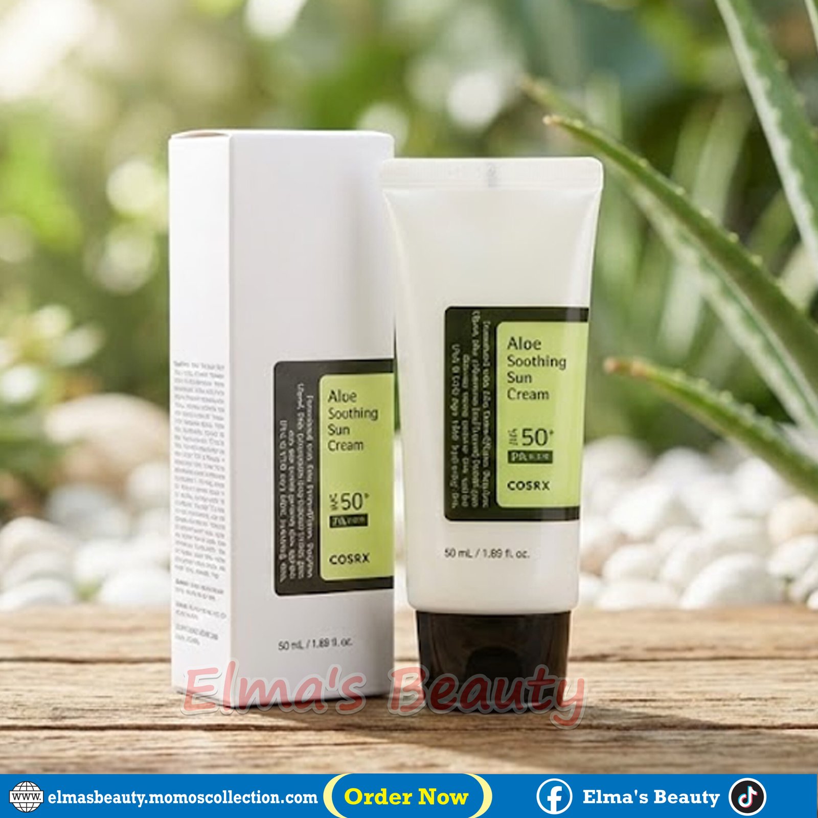 COSRX Aloe Soothing Sun Cream SPF50+ PA+++